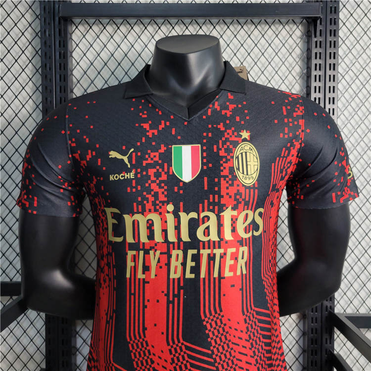 AC Milan 23/24 Red Special Edition Soccer Jersey Football Shirt (Player Version) - Click Image to Close